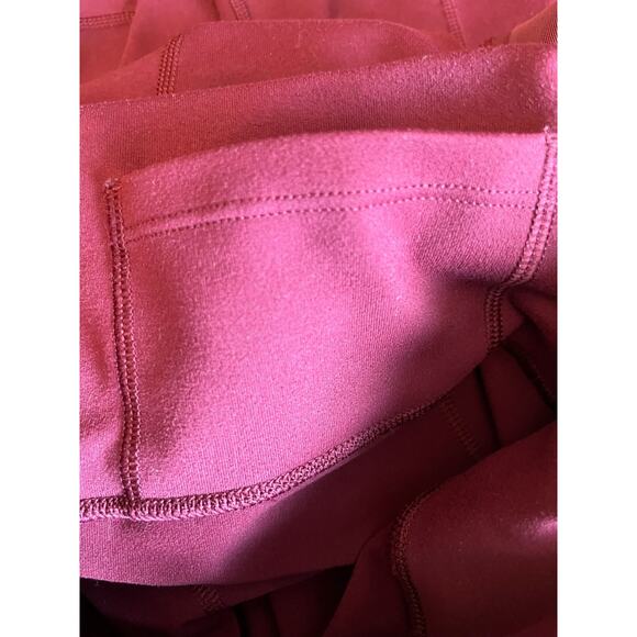 Fabletics Power Hold Maroon Red Athletic Leggings Women's - Picture 7 of 7